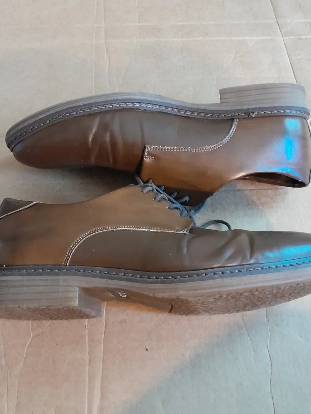 Izod Men's Cal Memory Foam Casual Lace Up Shoes Brown Sizes 11